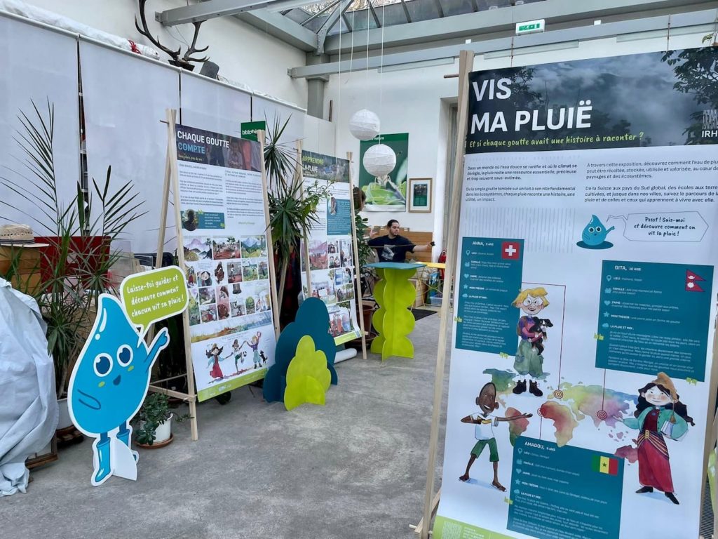 VIS MA PLUIË exhibition presenting water awareness activities